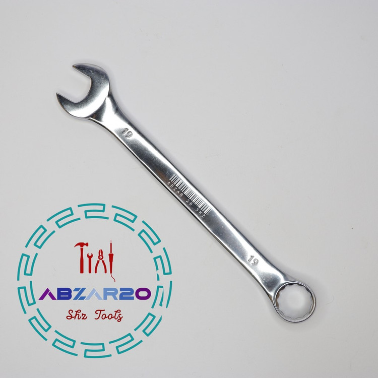 آچار یک سر تخت یک سر رینگی سایز 19 برند HT
