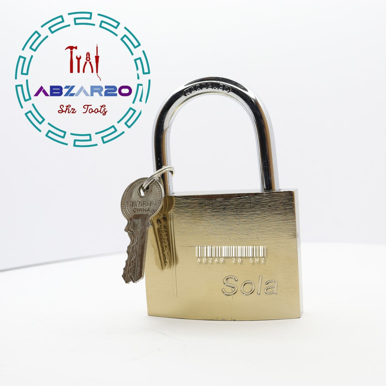 قفل آویز سایز 75 SOLA کلید ساده