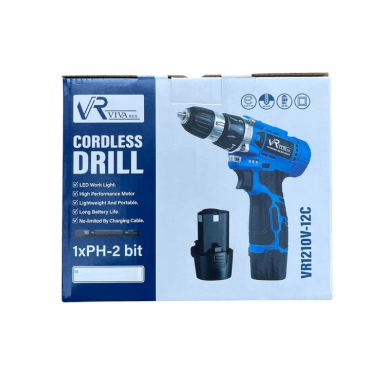 دریل پیچ گوشتی شارژی برند ویوارکس مدل VR1210V-12C