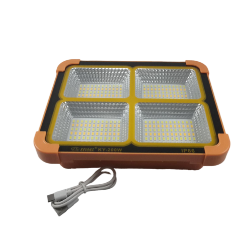 پروژکتور شارژی 200 وات برند کیانگ KEYANG | مدل KY-200W اصل